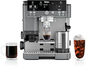 Ninja Luxe Cafe Pro 4in1 Espresso Drip Coffee And Cold Brew Maker with Hot Water Dispenser 72559